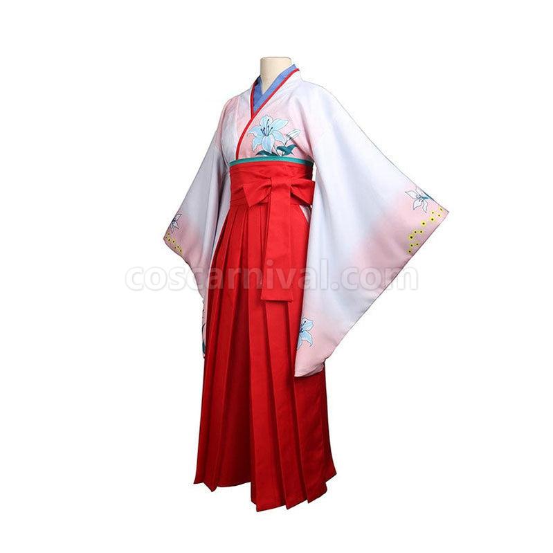 Kakegurui Yuriko Nishinotouin Kimono Cosplay Costumes coscarnival011110589