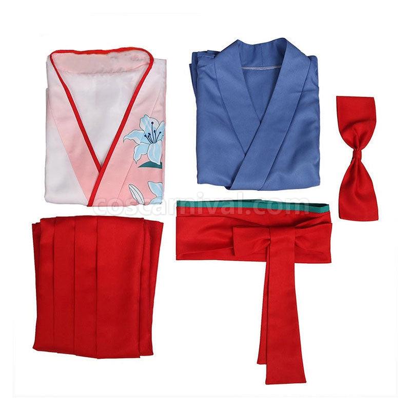 Kakegurui Yuriko Nishinotouin Kimono Cosplay Costumes coscarnival011110596