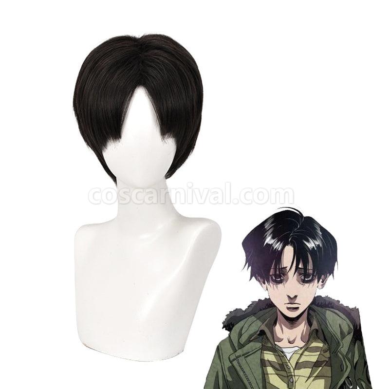 Killing Stalking Yoon Bum Short Dark Brown Cosplay Wigs coscarnival011112415