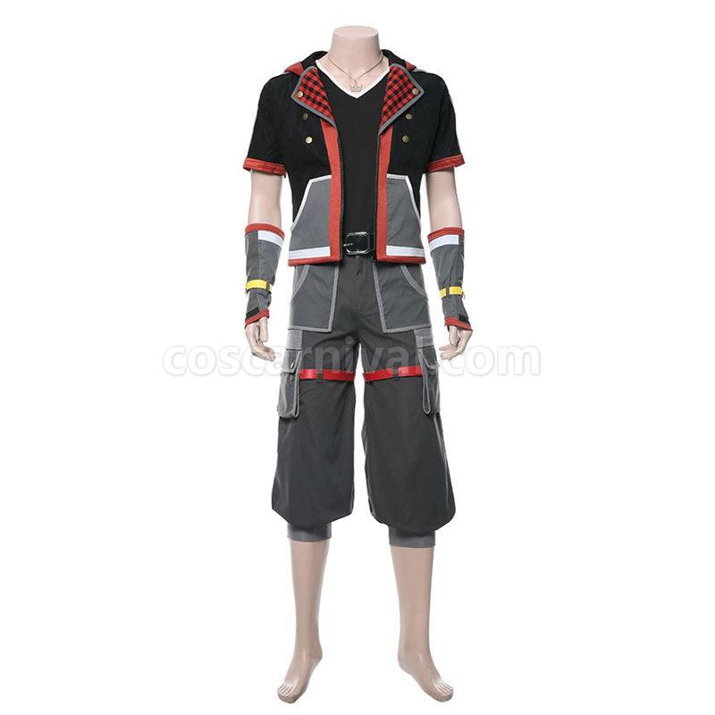 Kingdom Hearts Sora Halloween Cosplay Costumes coscarnival01119377