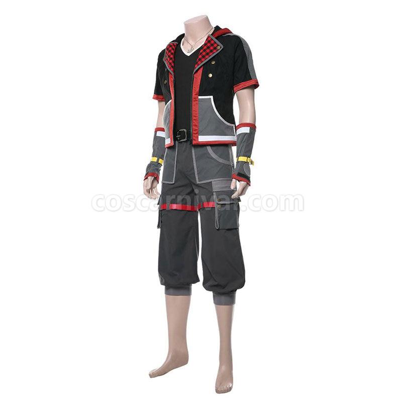 Kingdom Hearts Sora Halloween Cosplay Costumes coscarnival01119393