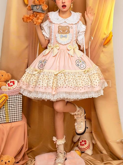 Knitted-Cute-Plush-Bear-Embroidery-Design-Hem-Panel-Mesh-Bow-Knots-Decoration-Classic-Lolita-Strap-Dress-coscarnival-2593
