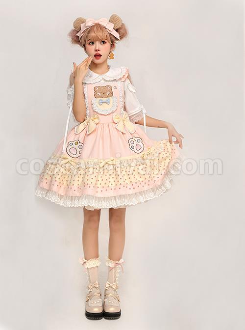 Knitted-Cute-Plush-Bear-Embroidery-Design-Hem-Panel-Mesh-Bow-Knots-Decoration-Classic-Lolita-Strap-Dress-coscarnival-2623