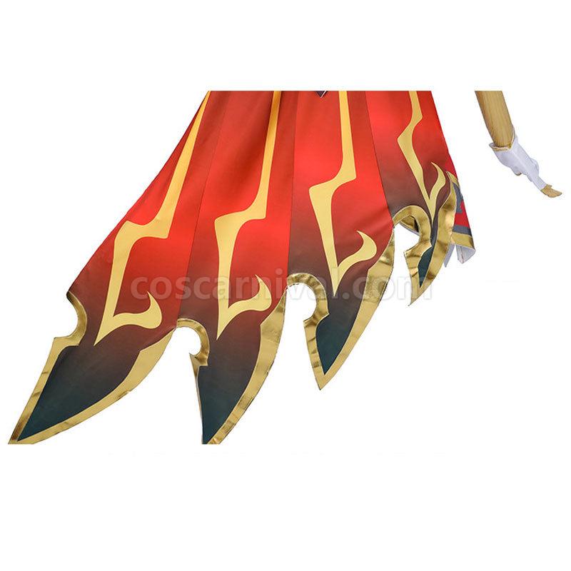 LOL Anniversary Brave Phoenix Xayah Cosplay Costumes coscarnival01118456
