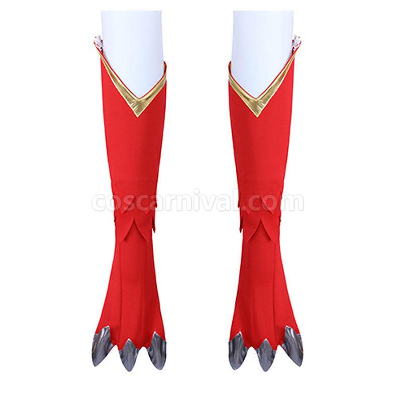 LOL Anniversary Brave Phoenix Xayah Cosplay Costumes coscarnival01118463