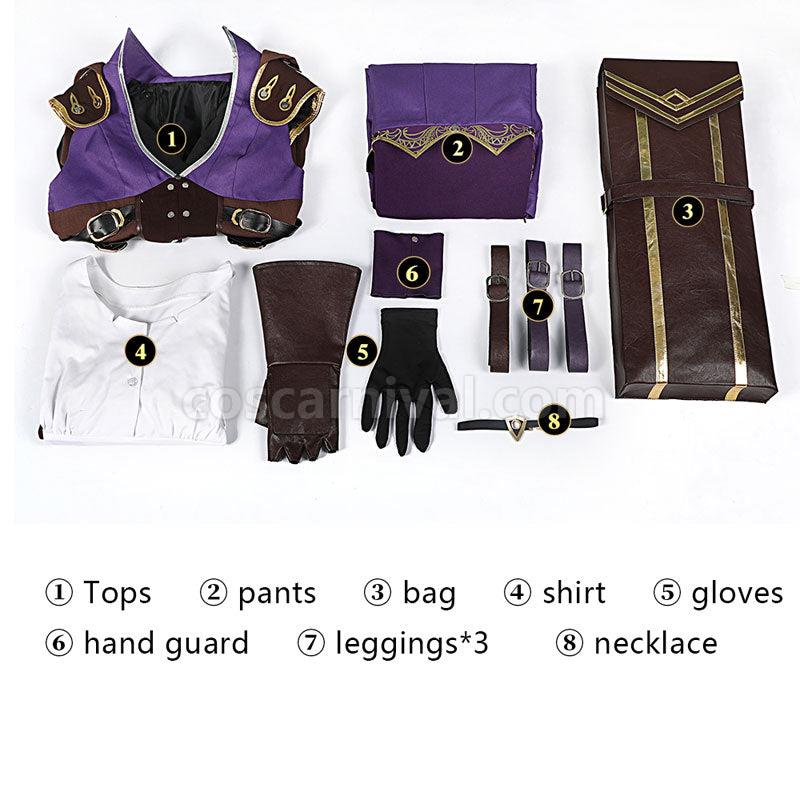 LOL Arcane Caitlyn Fullset Cosplay Costumes coscarnival01118162