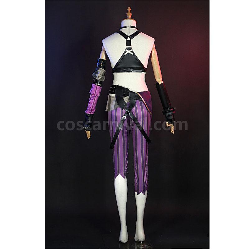 LOL Arcane Jinx Fullset Cosplay Costumes coscarnival01118906