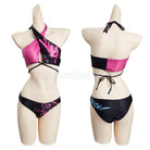LOL Arcane Jinx Loose Cannon Swimsuit Cosplay Costume coscarnival01114752