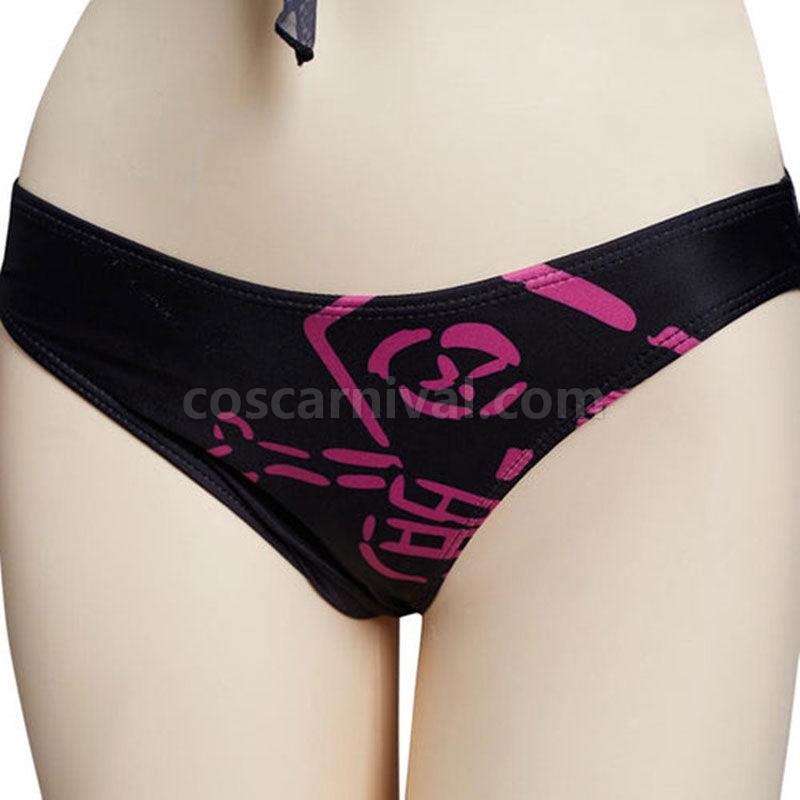 LOL Arcane Jinx Loose Cannon Swimsuit Cosplay Costume coscarnival01114793