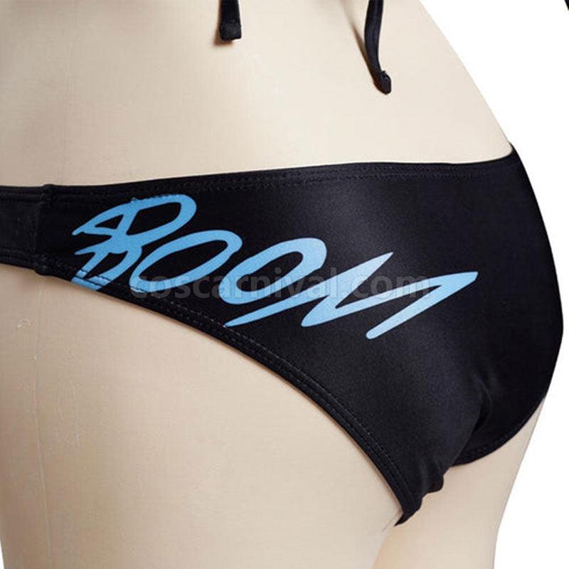 LOL Arcane Jinx Loose Cannon Swimsuit Cosplay Costume coscarnival01114804
