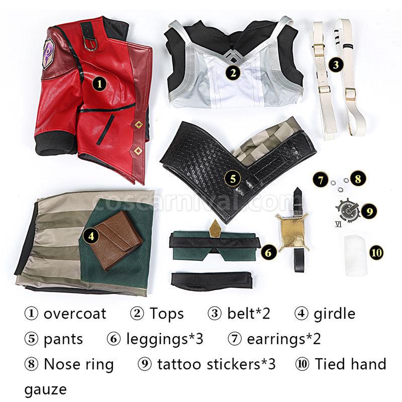 LOL Arcane Vi Fullset Cosplay Costume coscarnival01118630
