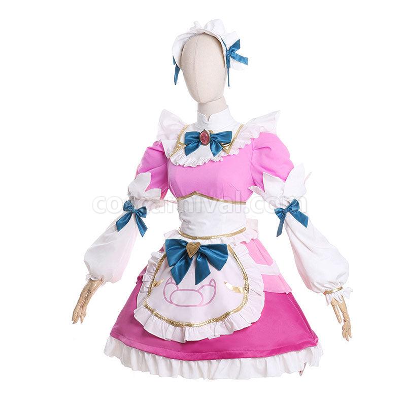 LOL Cafe Cutie Soraka Fullset Cosplay Costumes coscarnival01117736