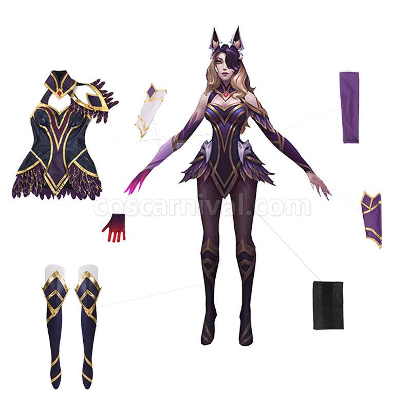LOL Coven Ahri Fullset Cosplay Costumes coscarnival01119302