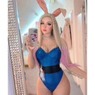 LOL KDA ALL OUT Ahri Bunnysuit Cosplay Costumes coscarnival011113127