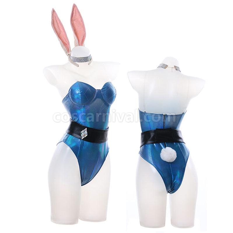 LOL KDA ALL OUT Ahri Bunnysuit Cosplay Costumes coscarnival011113142