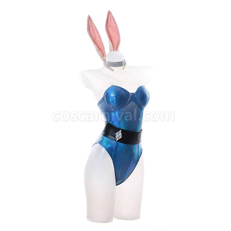 LOL KDA ALL OUT Ahri Bunnysuit Cosplay Costumes coscarnival011113159
