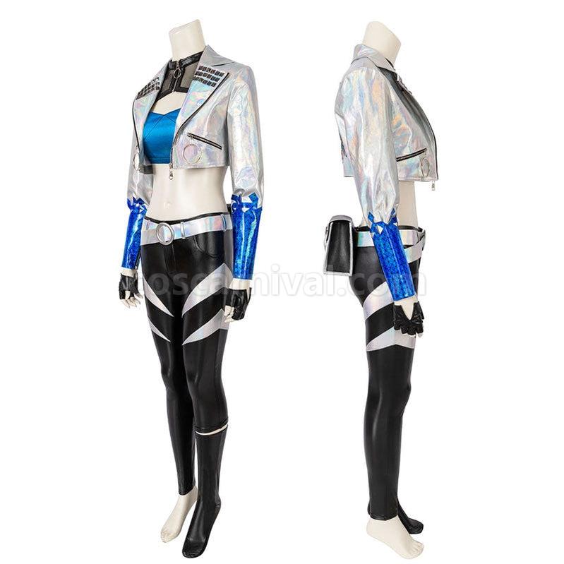 LOL KDA ALL OUT Akali Fullset Cosplay Costumes coscarnival011113213