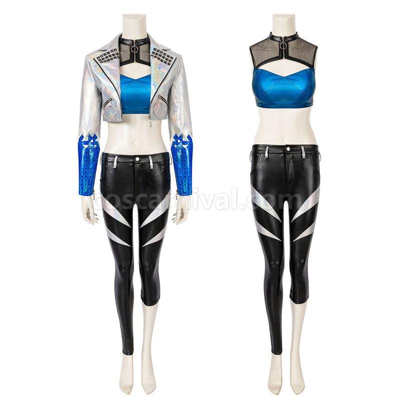 LOL KDA ALL OUT Akali Fullset Cosplay Costumes coscarnival011113237