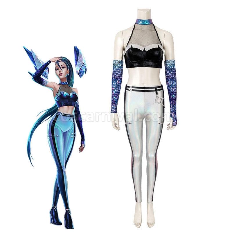 LOL KDA ALL OUT Kaisa Fullset Cosplay Costumes coscarnival011113062