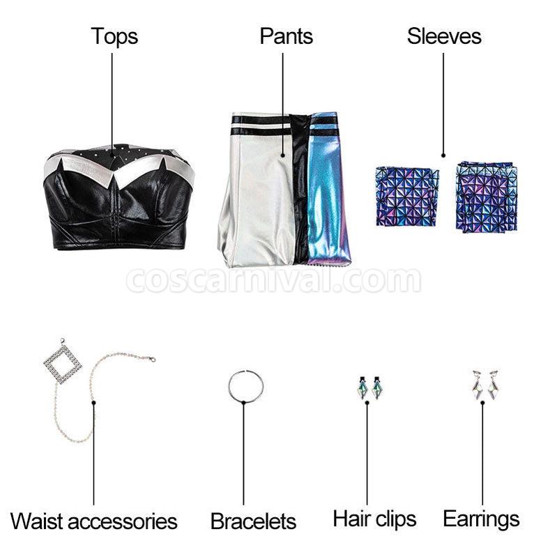 LOL KDA ALL OUT Kaisa Fullset Cosplay Costumes coscarnival011113097
