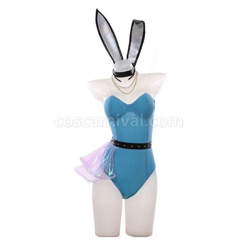 LOL KDA ALL OUT Seraphine Bunnysuit Cosplay Costumes coscarnival011113079