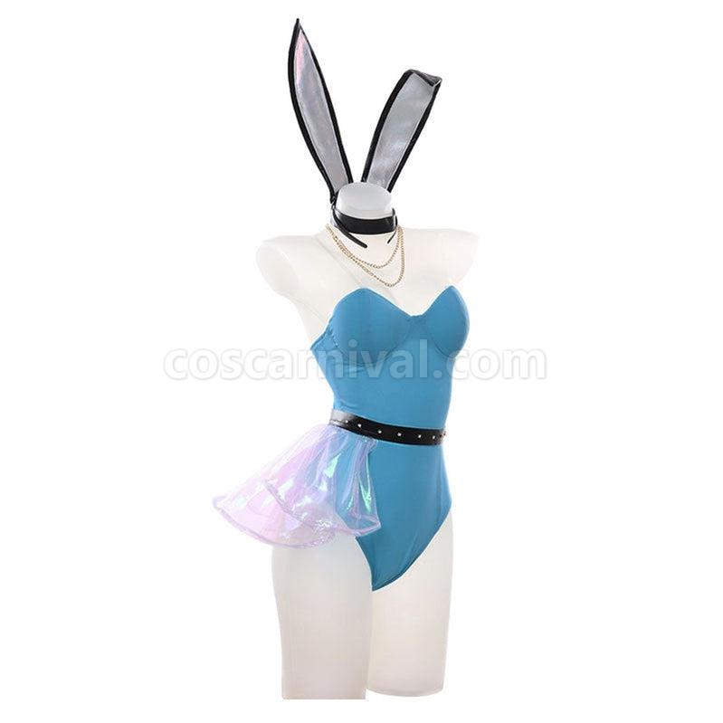 LOL KDA ALL OUT Seraphine Bunnysuit Cosplay Costumes coscarnival011113087