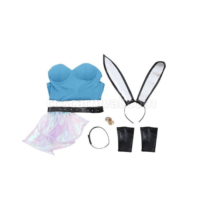 LOL KDA ALL OUT Seraphine Bunnysuit Cosplay Costumes coscarnival011113102