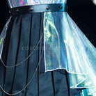 LOL KDA All Out Seraphine Superstar Fullset Cosplay Costumes With Wing Props coscarnival011113977
