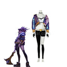 LOL KDA Skin Akali Outfit Fullsets Cosplay Costume, front view
