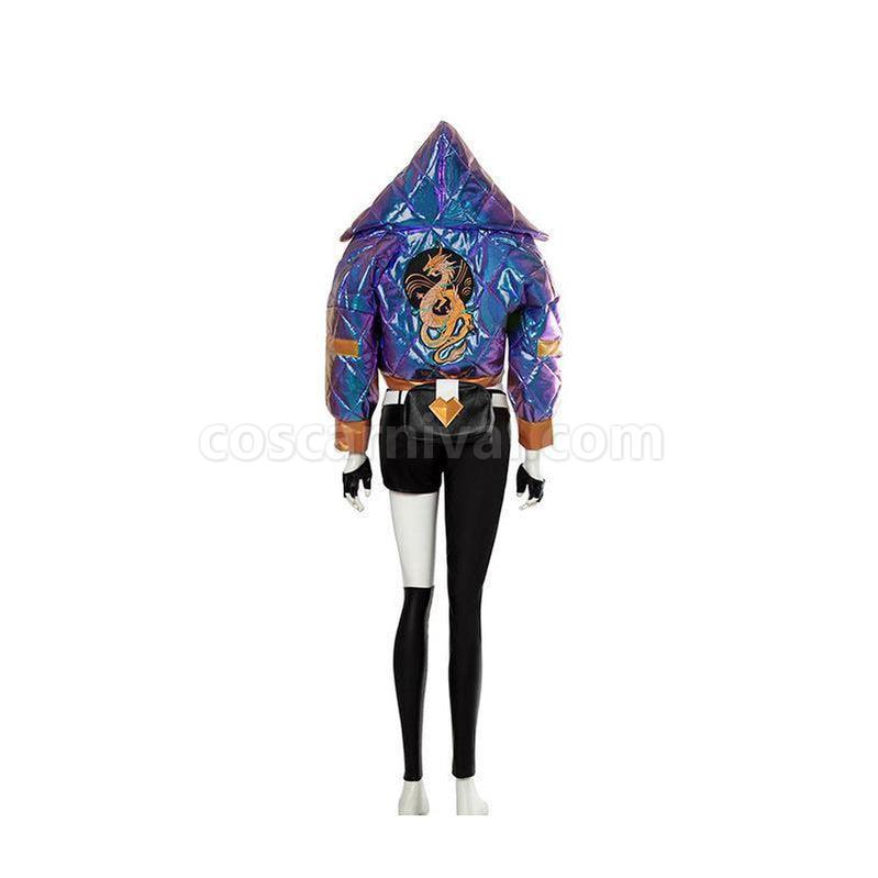 LOL KDA Skin Akali Outfit Fullsets Cosplay Costume coscarnival011119130