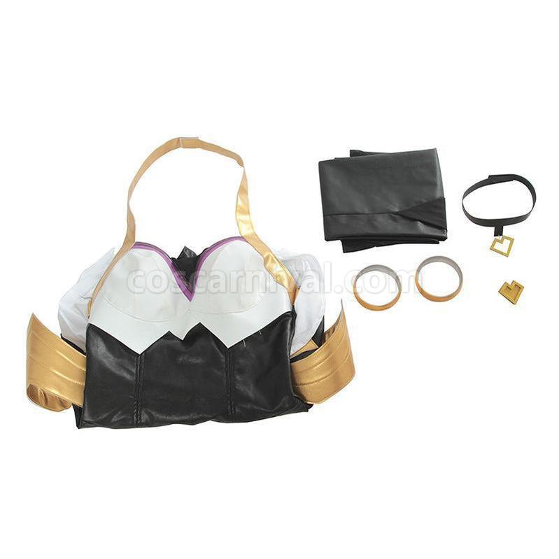 LOL KDA Skin Nine Tailed Fox Ahri Outfit Full sets Cosplay Costumes coscarnival011119148