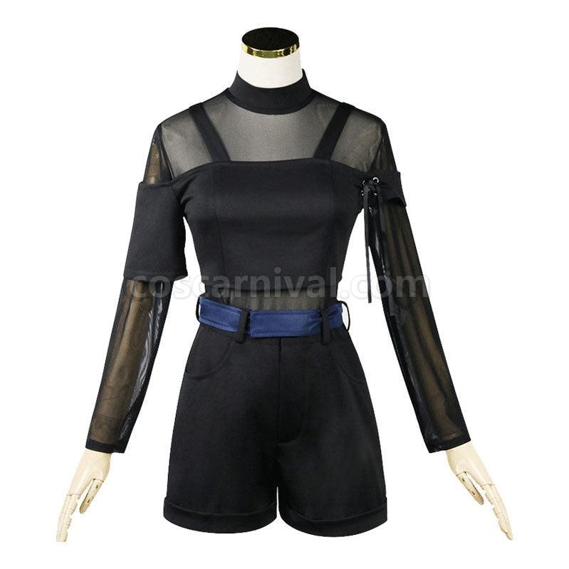 LOL KDA The Baddest Akali Fullset Cosplay Costumes coscarnival011114899