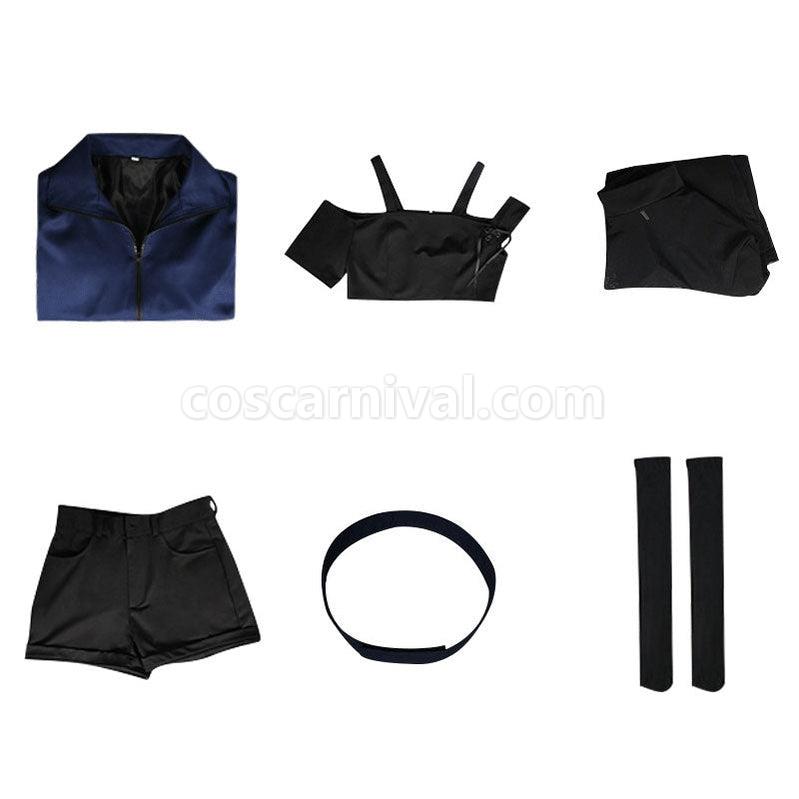 LOL KDA The Baddest Akali Fullset Cosplay Costumes coscarnival011114913