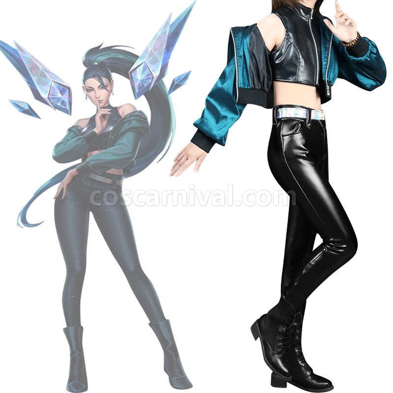 LOL KDA The Baddest Kaisa Fullset Cosplay Costumes coscarnival011114870