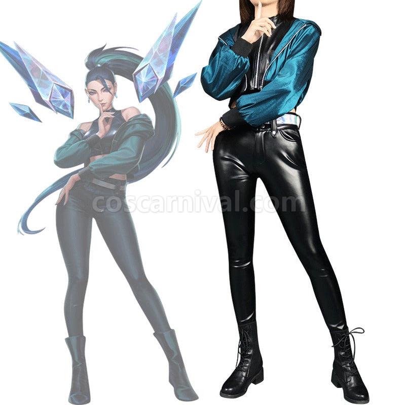 LOL KDA The Baddest Kaisa Fullset Cosplay Costumes coscarnival011114878