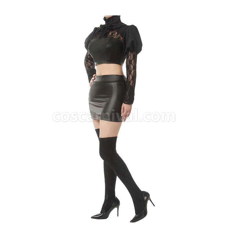 LOL KDA The Baddest Nine Tailed Fox Ahri Cosplay Costumes coscarnival011114611