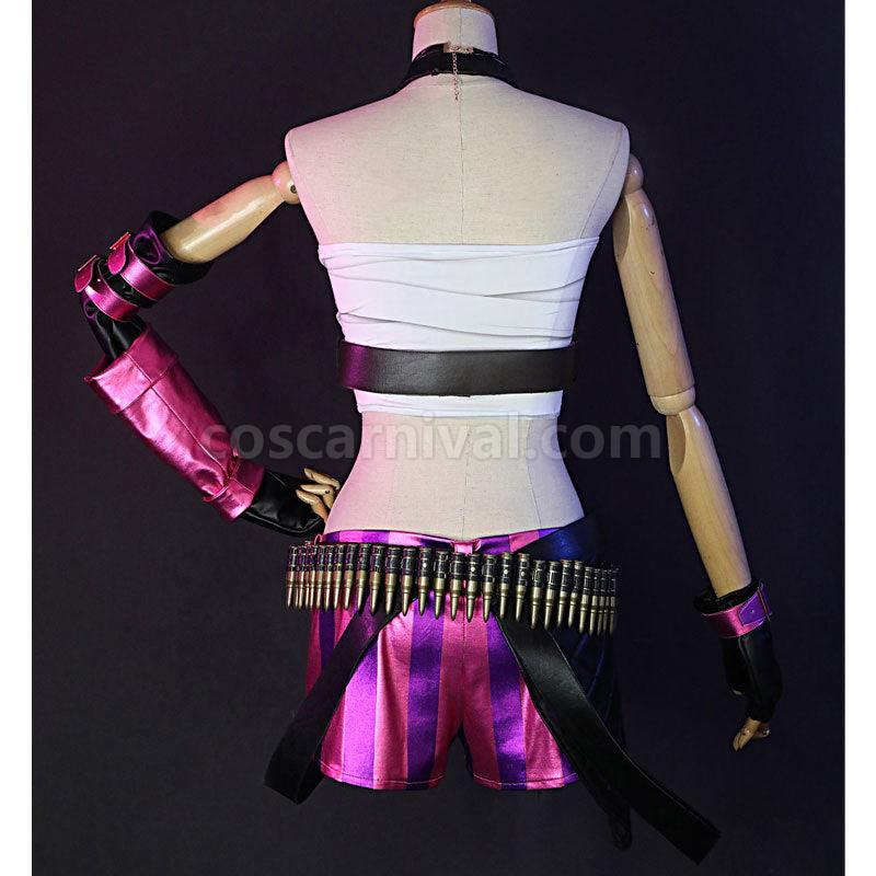 LOL Loose Cannon jinx Cosplay Costumes coscarnival01118132