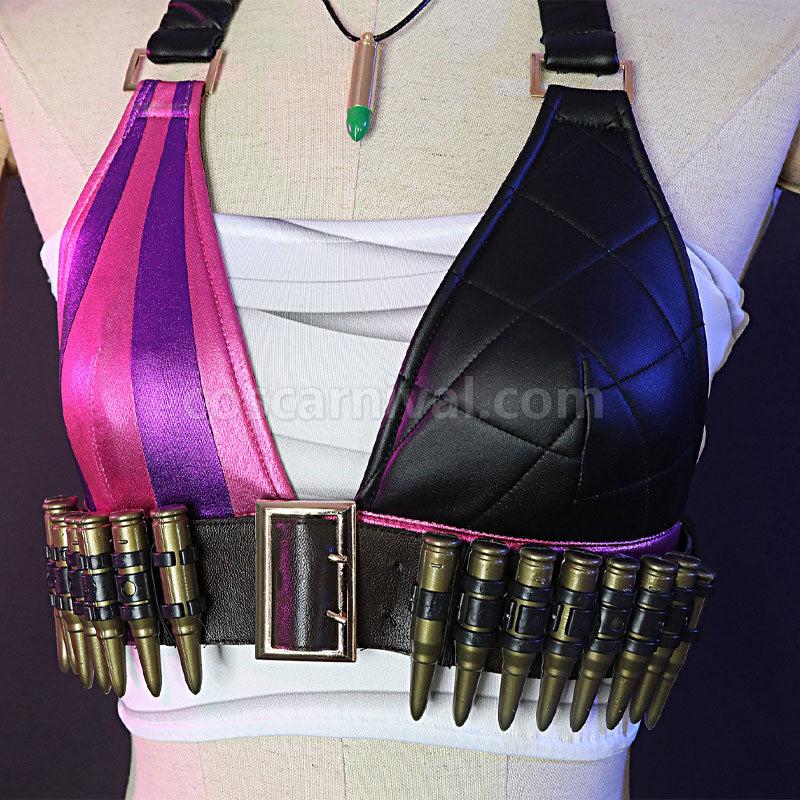 LOL Loose Cannon jinx Cosplay Costumes coscarnival01118159