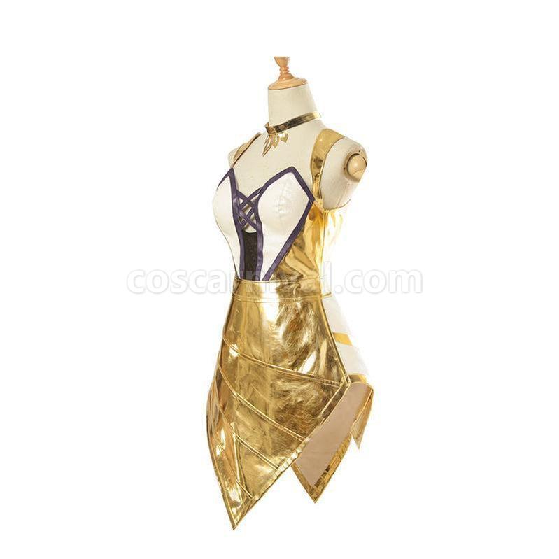 LOL Prestige KDA Skin Nine Tailed Fox Ahri Cosplay Costumes coscarnival011119069