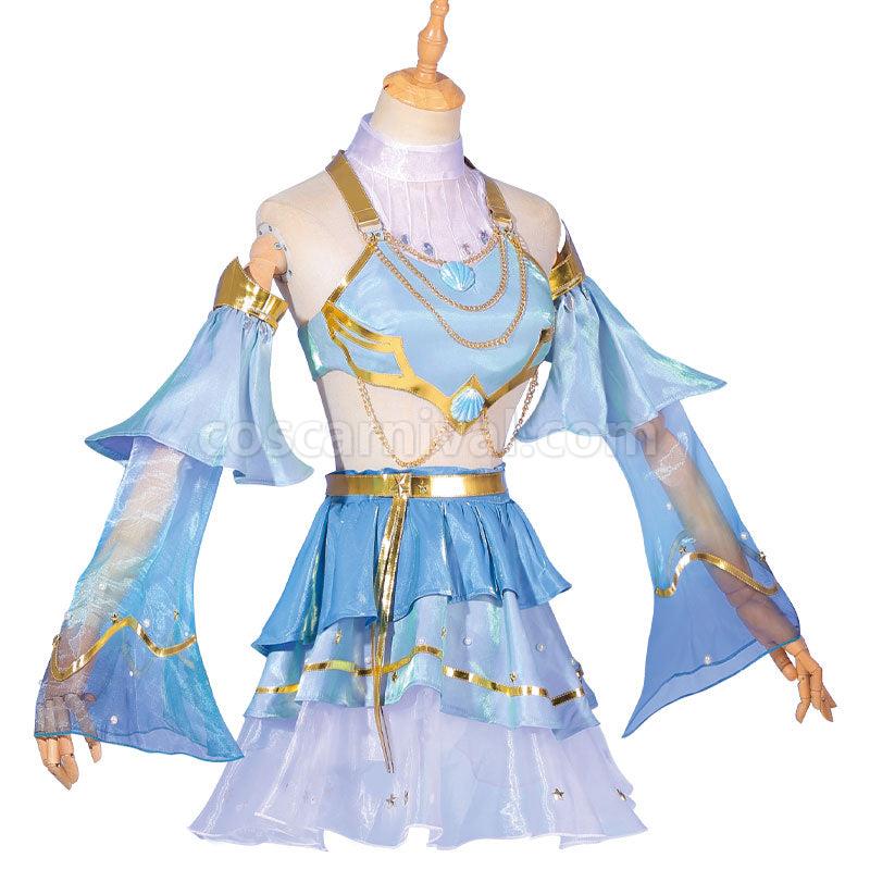LOL Prestige Ocean Song Seraphine Cosplay Costumes coscarnival01114088