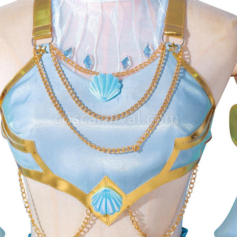 LOL Prestige Ocean Song Seraphine Cosplay Costumes coscarnival01114130