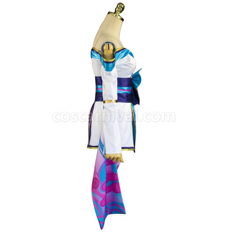 LOL Spirit Blossom Ahri Cosplay Costumes coscarnival011116154