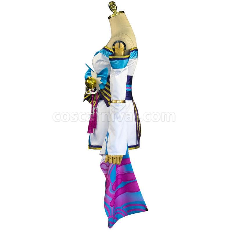 LOL Spirit Blossom Ahri Cosplay Costumes coscarnival011116162