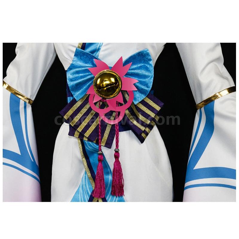 LOL Spirit Blossom Ahri Cosplay Costumes coscarnival011116177
