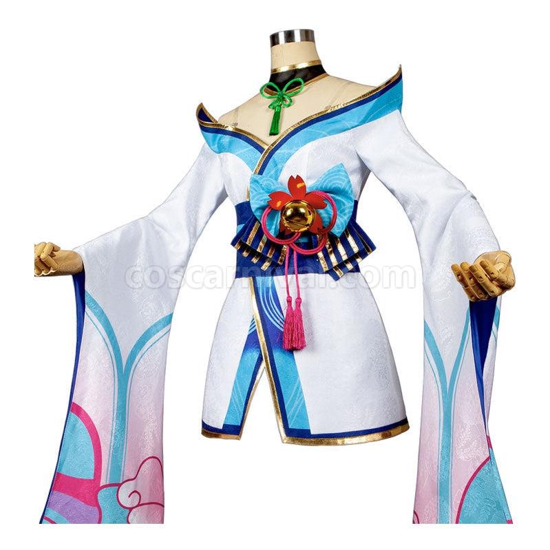LOL Spirit Blossom Ahri Fullset Cosplay Costumes coscarnival011114525