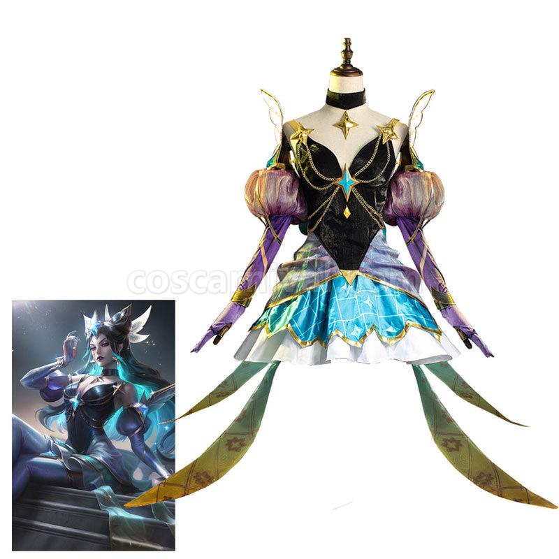 LOL Star Guardian 2022 Prestige Syndra Cosplay Costumes coscarnival01112994