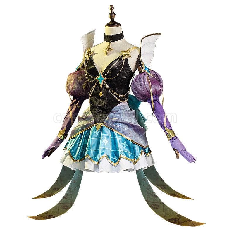 LOL Star Guardian 2022 Prestige Syndra Cosplay Costumes coscarnival01113018