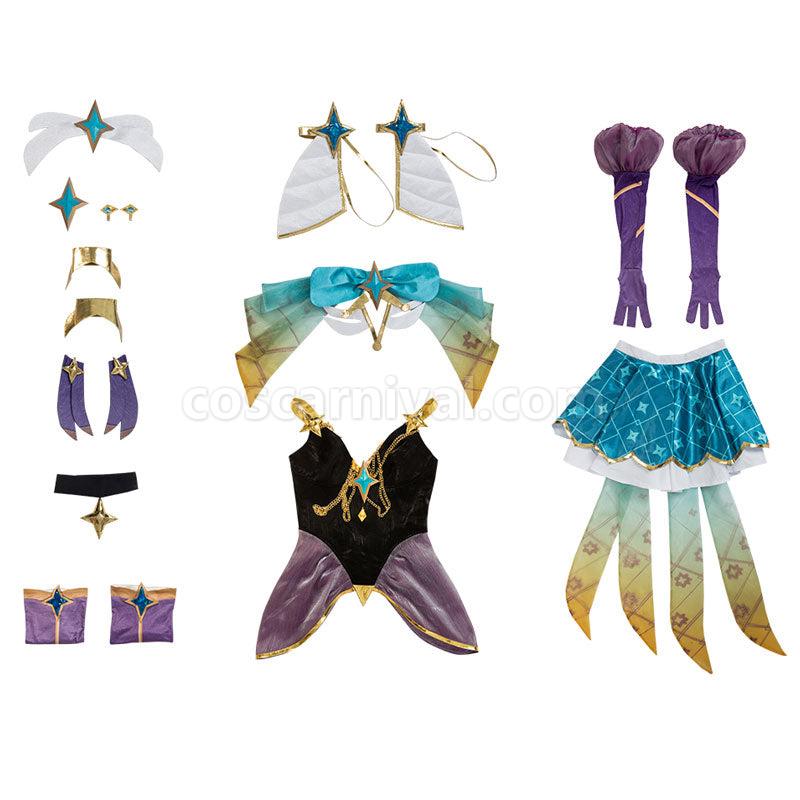 LOL Star Guardian 2022 Prestige Syndra Cosplay Costumes coscarnival01113036