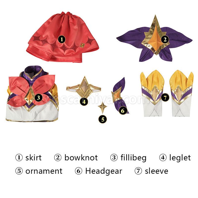 LOL Star Guardian 2022 Seraphine Cosplay Costumes coscarnival01112182