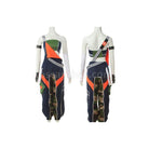 LOL True Damage Akali Full Sets Cosplay Costume, back view